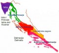 Прибрежная Хорватия (карта croatianwines.wordpress.com)