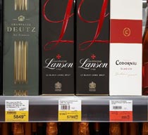Гипермаркет ЛЕНТА Lanson Champagne декабрь 2021