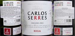 Вино Carlos Serres Crianza