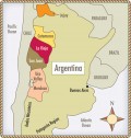 Карта регионов Аргентины