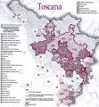 Карта Тосканы