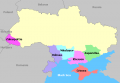 Карта регионов Украины (www.wineandvinesearch.com)