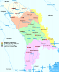 Карта регионов Молдова (www.wineandvinesearch.com)