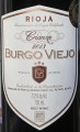 Burgo Viejo Crianza Rioja этикетка