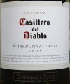 Casillero del Diablo Chardonnay Reserva этикетка