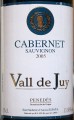 Vall de Juy Cabernet Sauvignon этикетка
