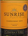 Sunrise Chardonnay этикетка