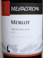 Mezzacorona Merlot Trentino этикетка